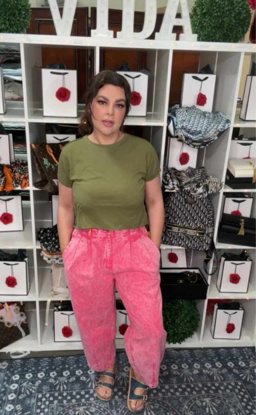 Blusa Verde Militar Crop Basica (#118)
