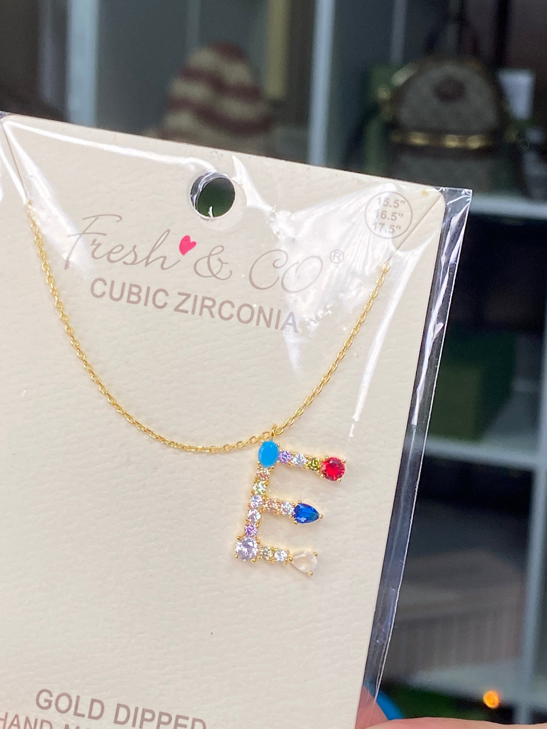 Collar Multi Piedra Inicial - E