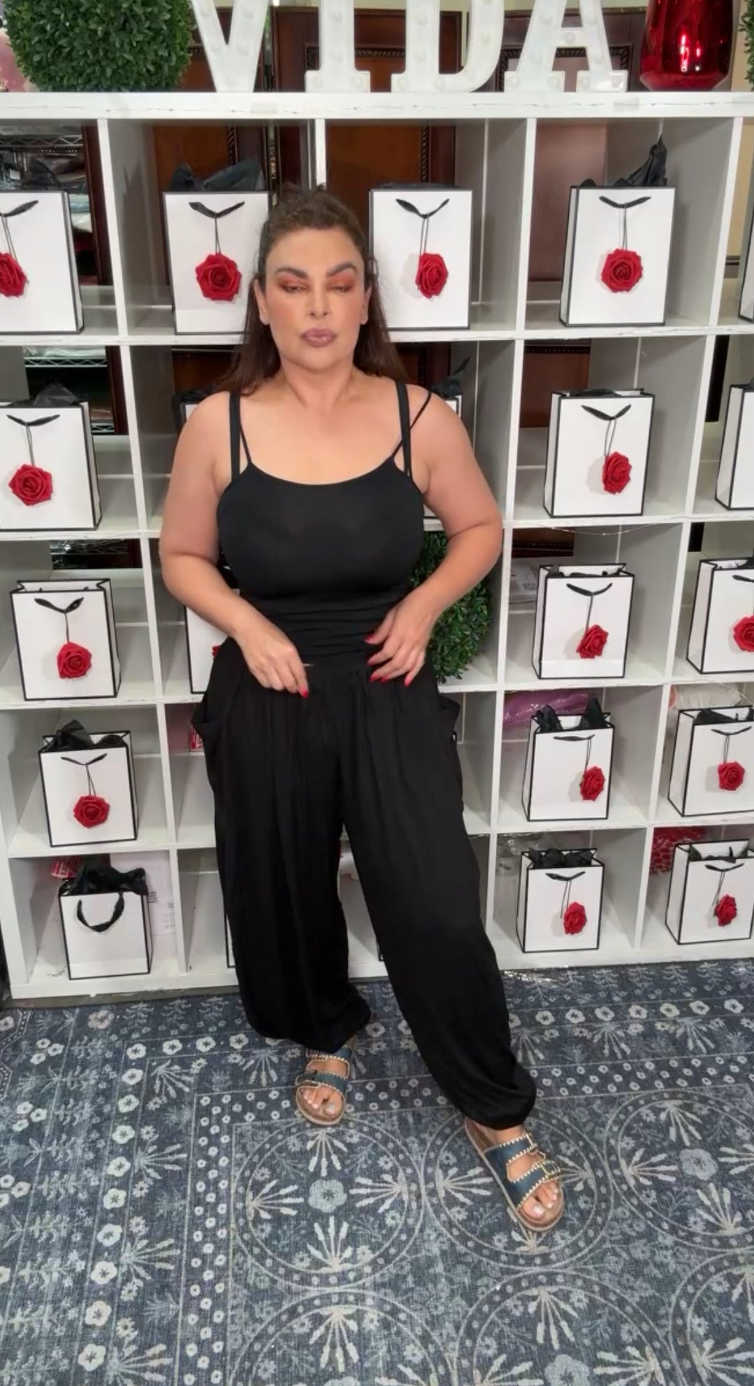 Pantalon Negro Lounge