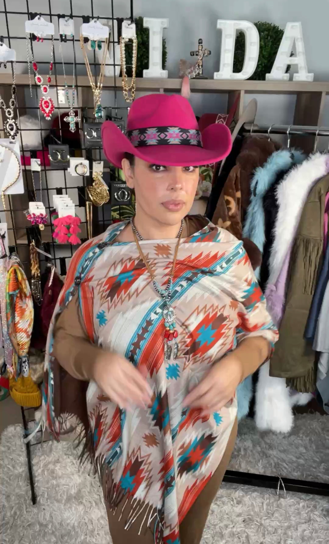 Sombrero Vaquero Lux Rosa (#130)