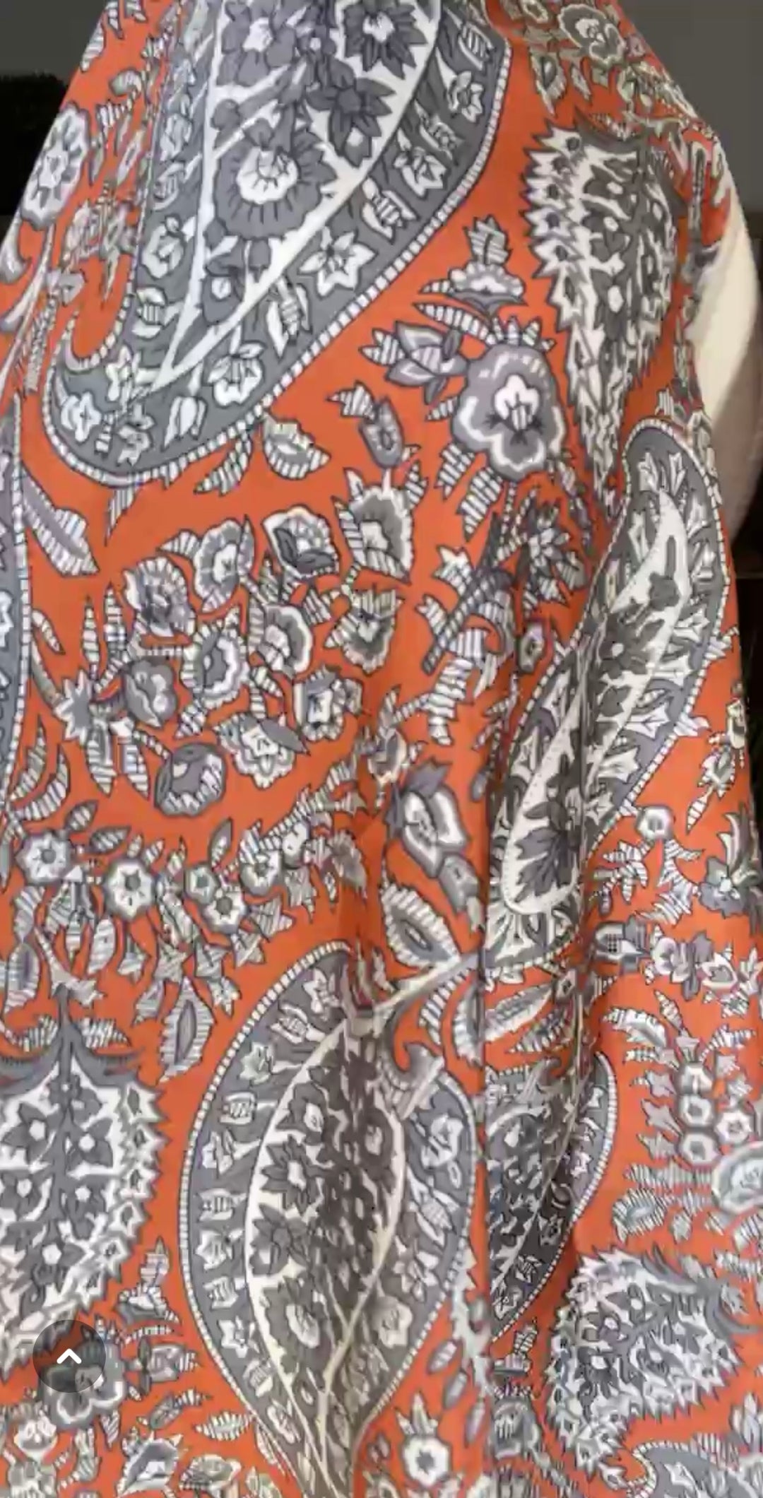 Mascada Cobre Paisley Gris (#161)