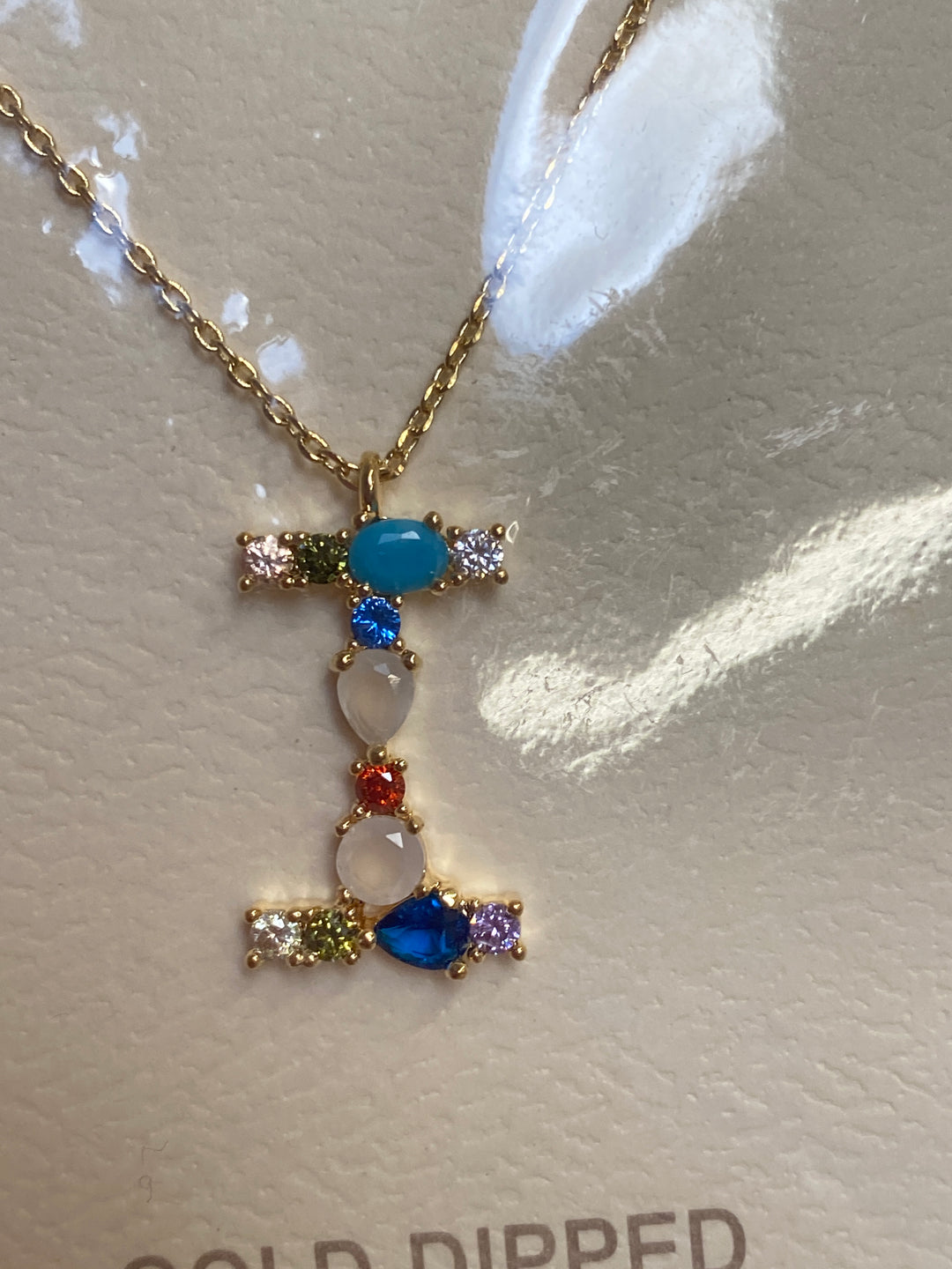 Collar Multi Piedra Inicial - I