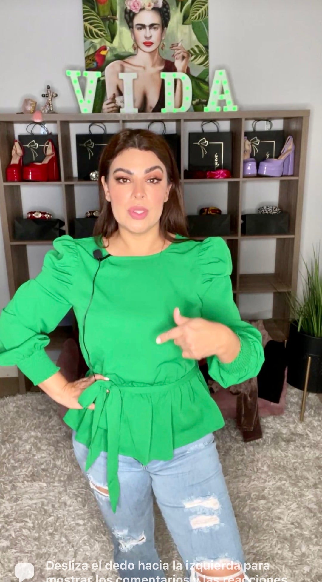 Blusa Verde Esmeralda Peplum (#156)