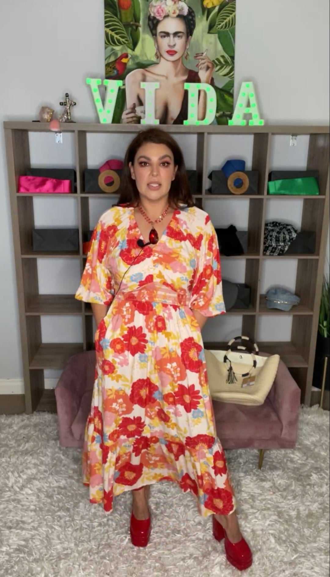 Vestido Floral Maxi Dress (#381)
