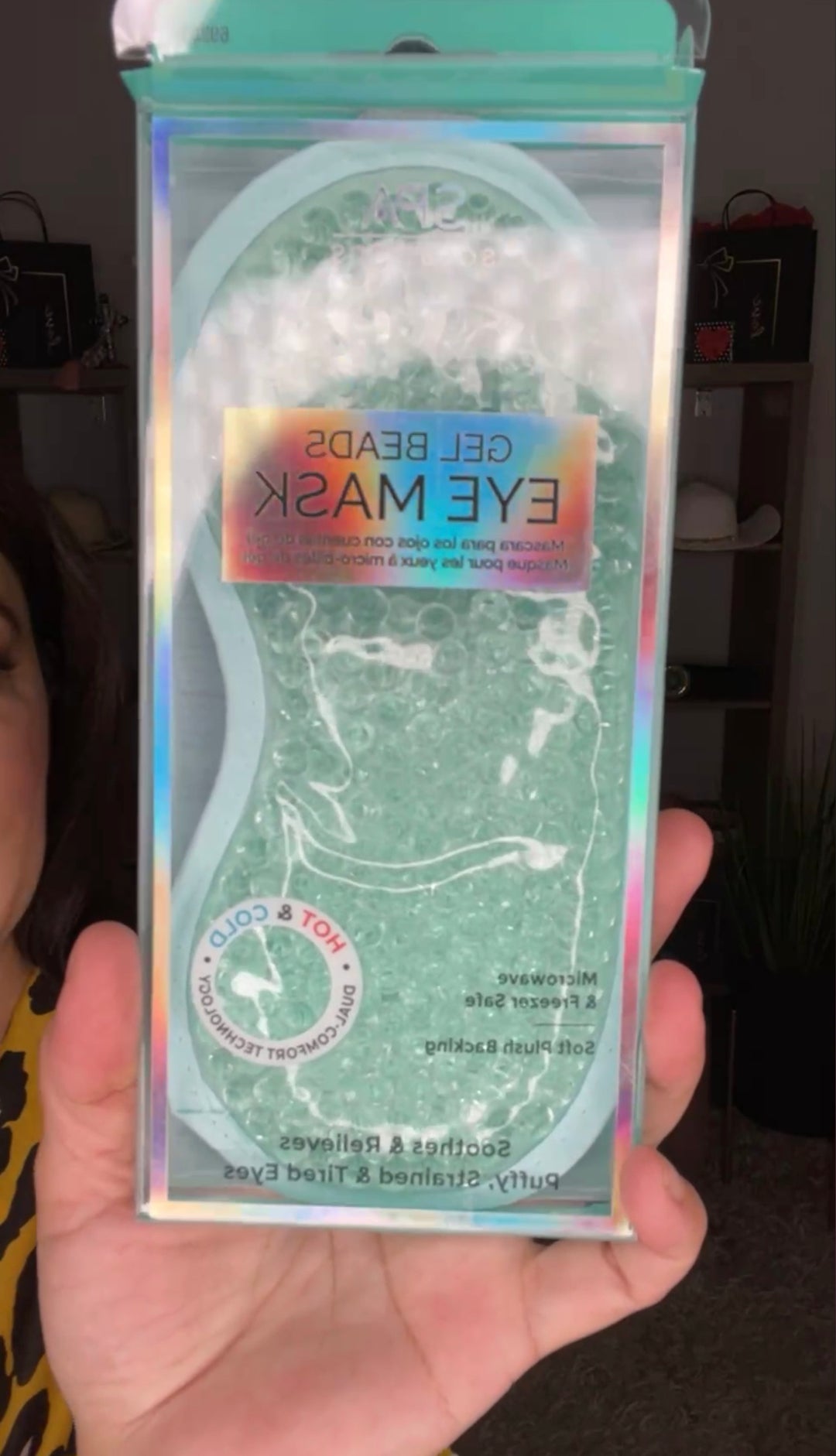 Eye Mask Verde Tiffany Hot and Cold (#146)