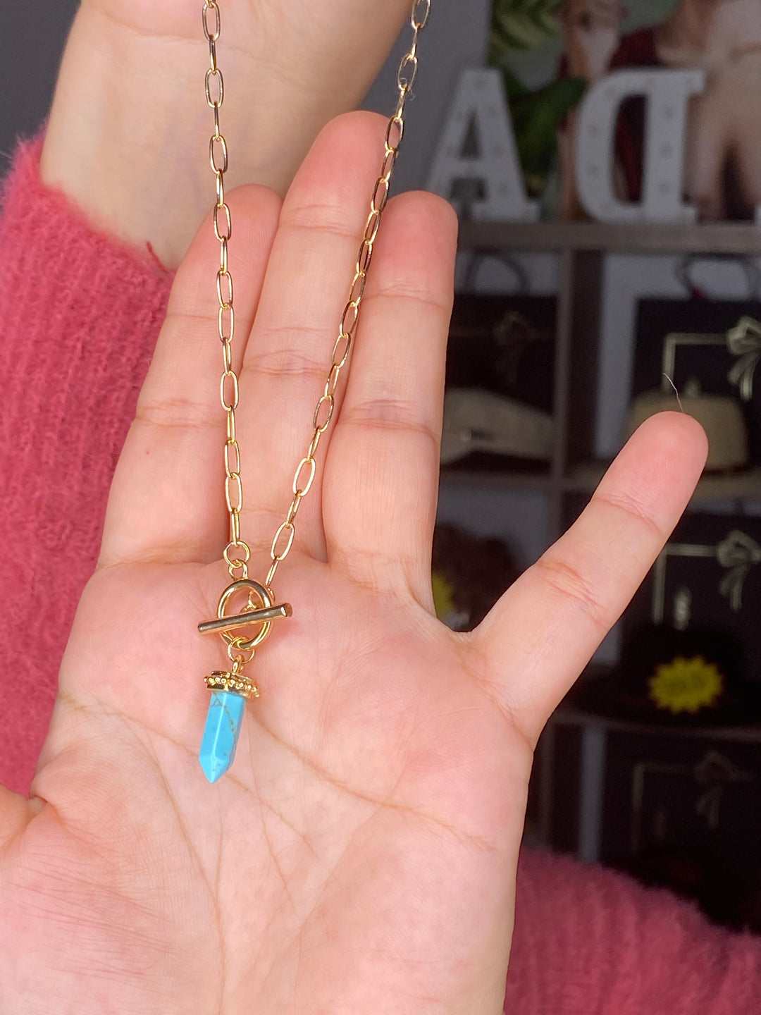 Collar Piedra Turqueza