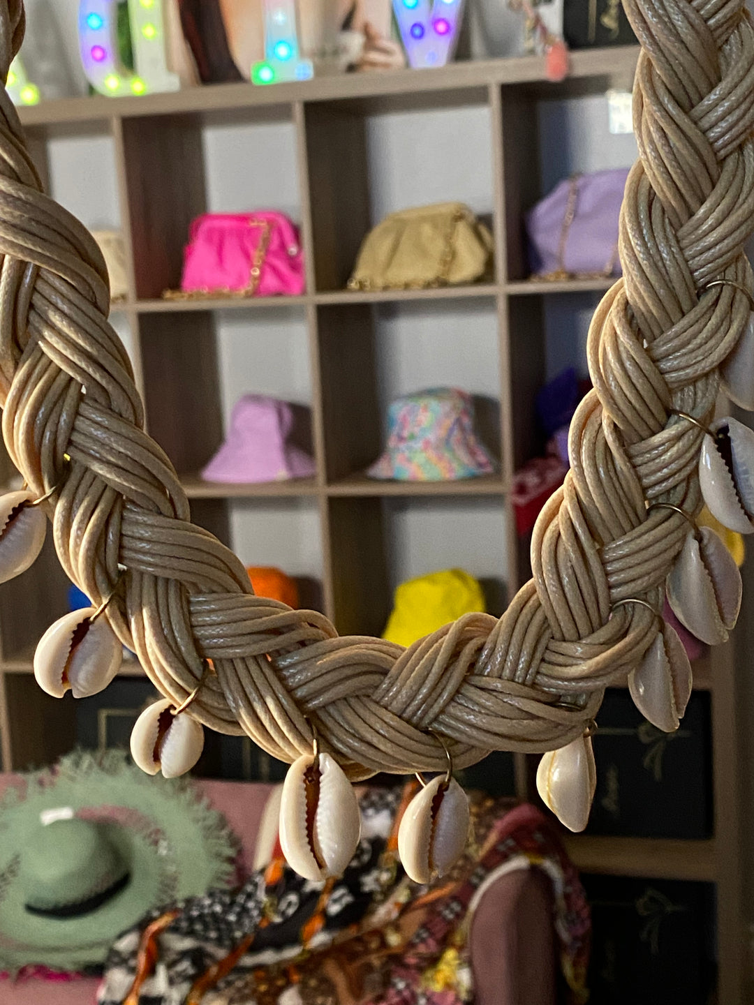 Collar Nude Trenza y Conchas (#333)