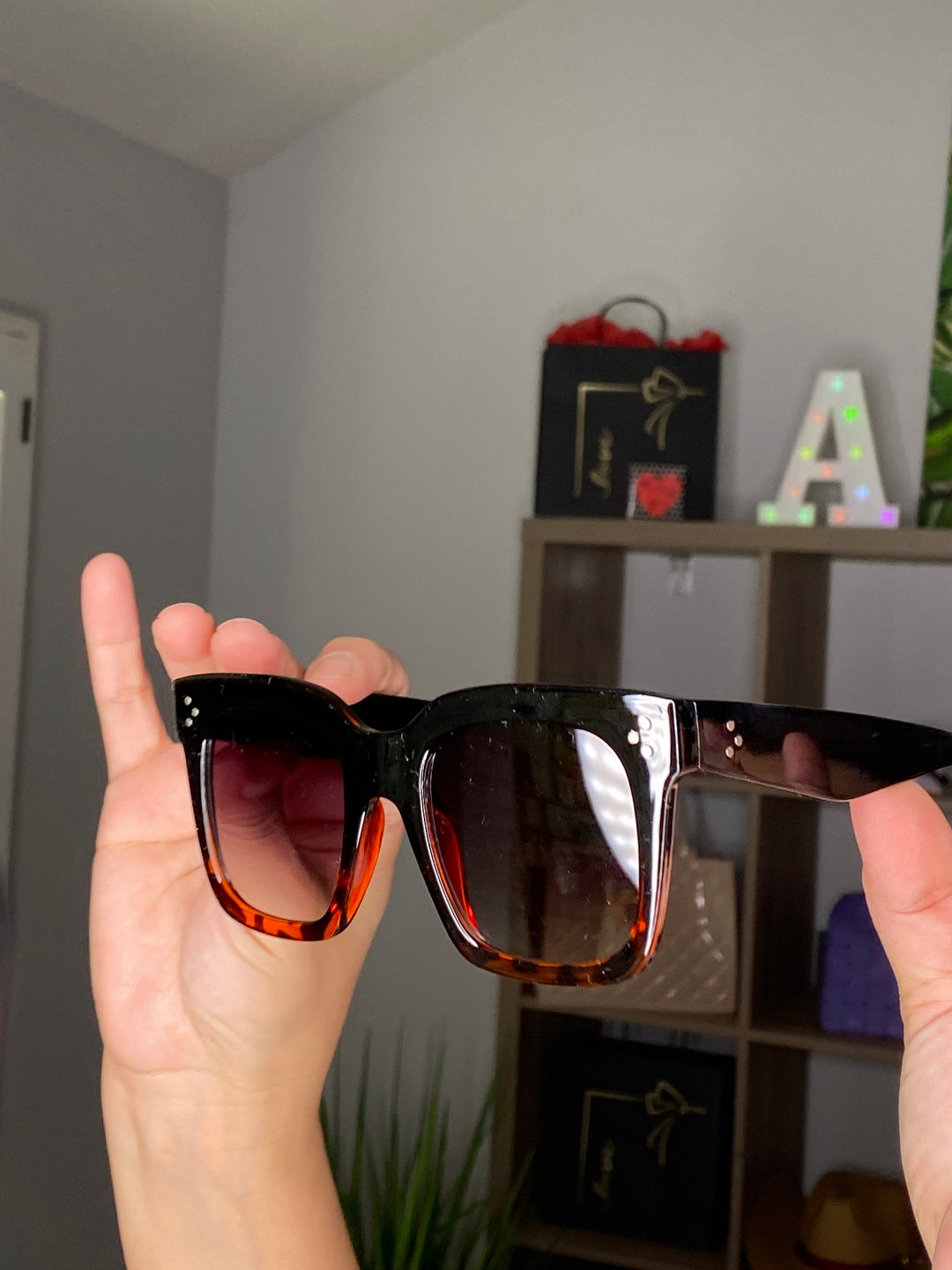 Lentes Negro Dots Ombre Tortoise (#155)