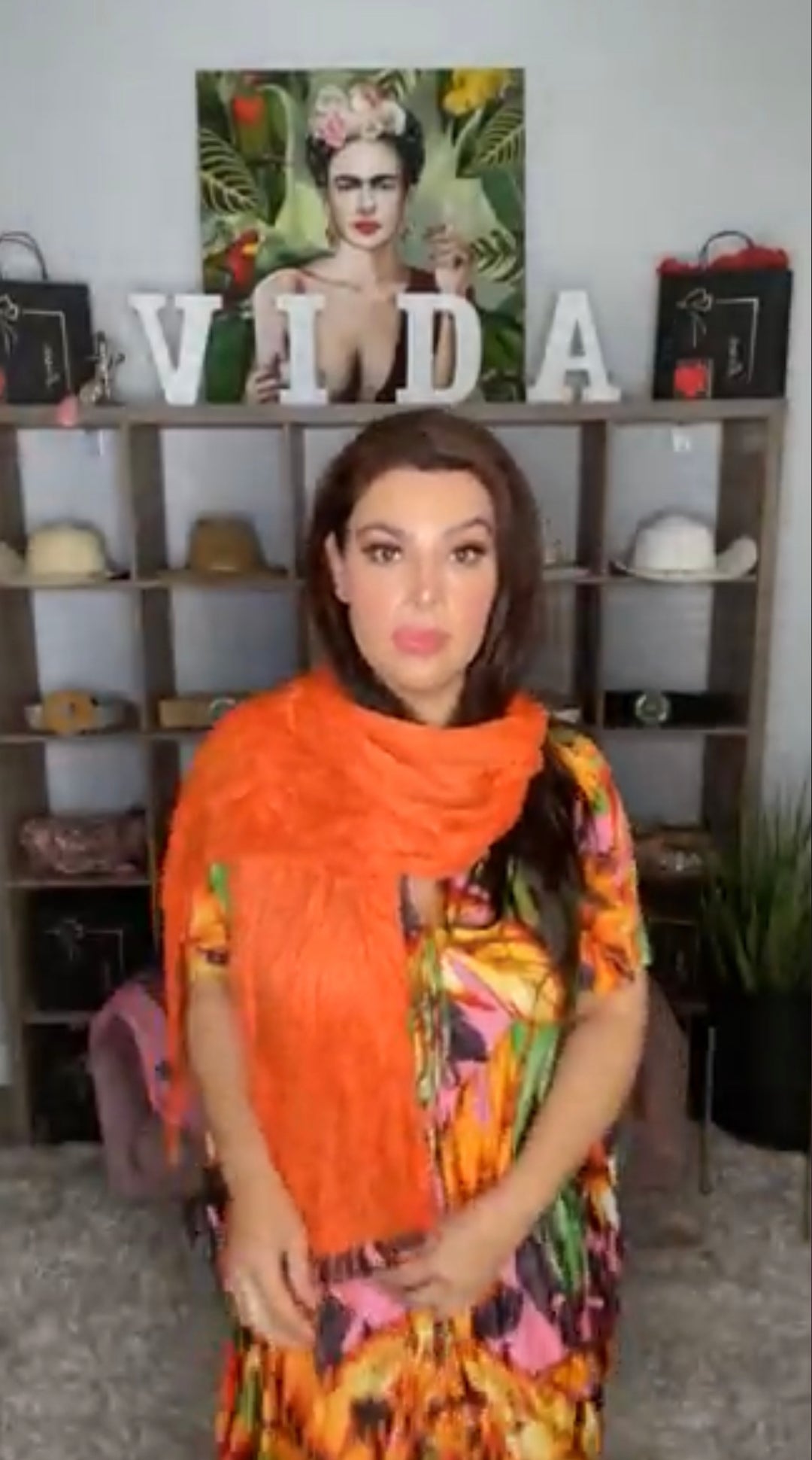 Pashmina Naranja (#106)