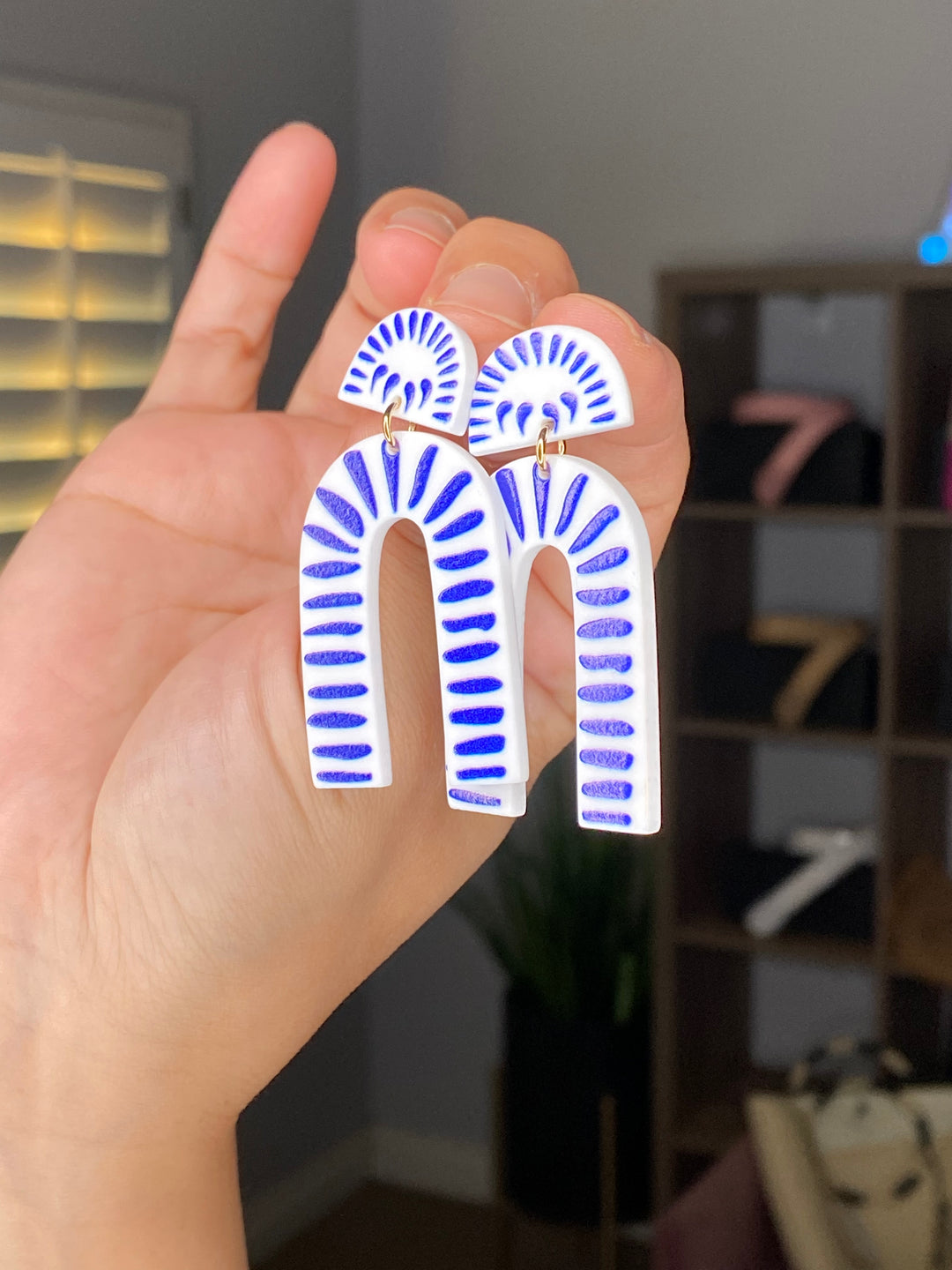 Arete Blanco Arco Estilo Talavera