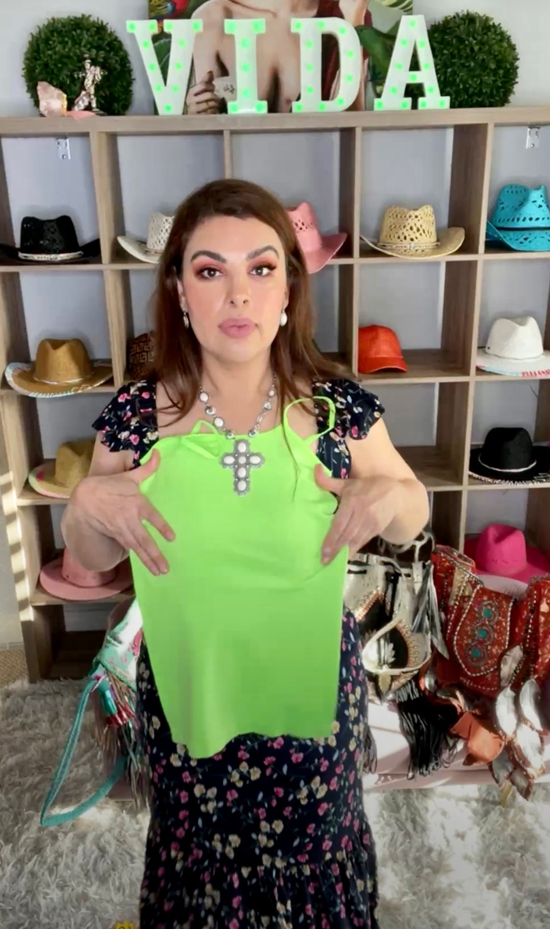 Blusa Verde Neon Basica Licra (#210)