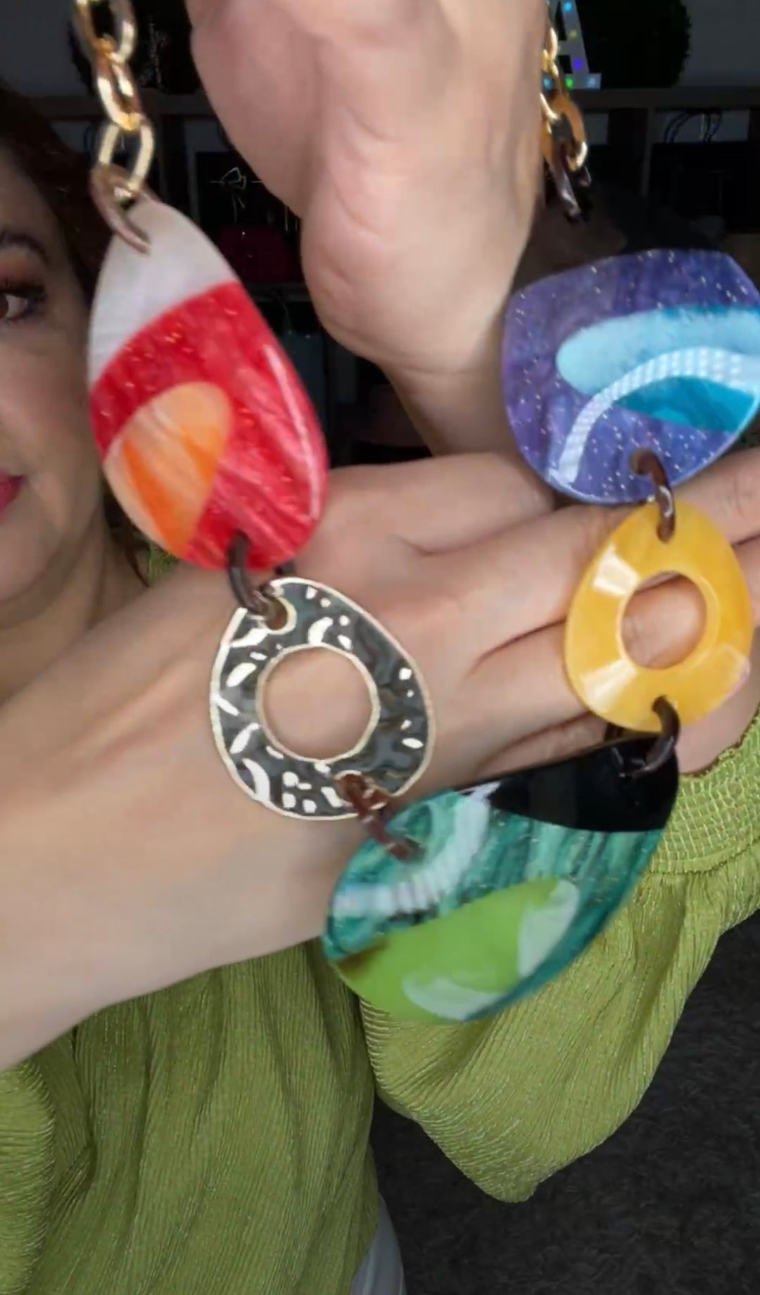 Collar Colores Geometrico Set (#184)