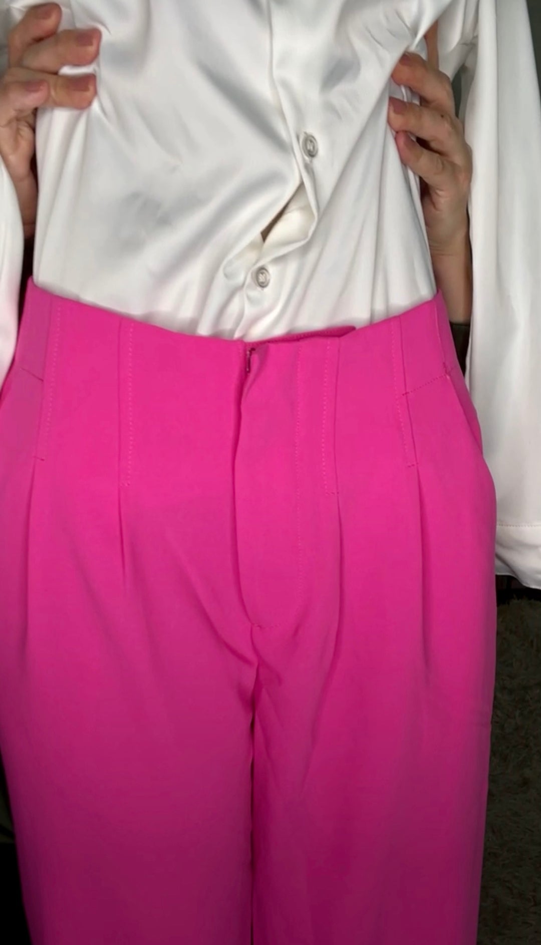 Pantalon Rosa Pretty in Pink Palazo (#211)