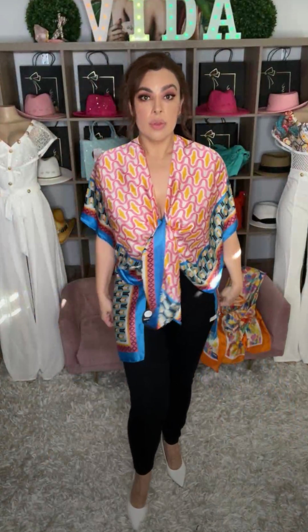 Blusa Azul Royal Marroqui Infinity (#111)