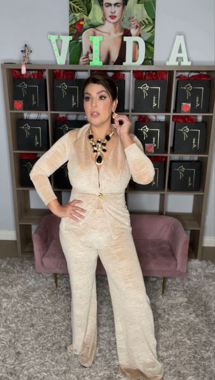 Set Velvet Gold Stretch (#150)