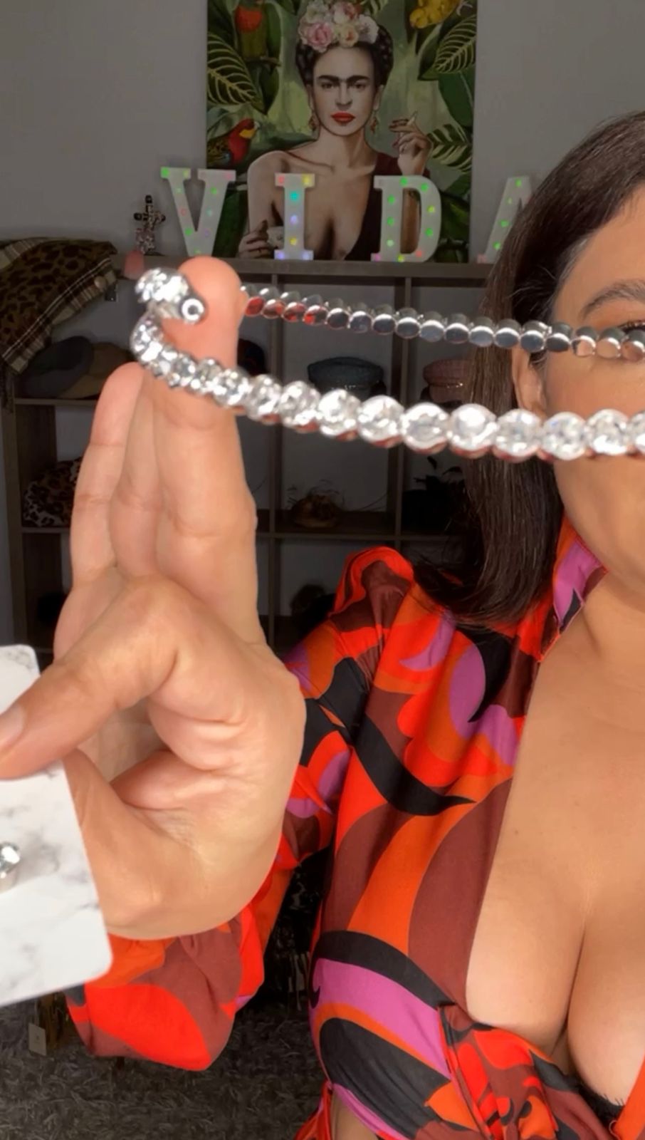 Chocker Plateado Piedras (#108)