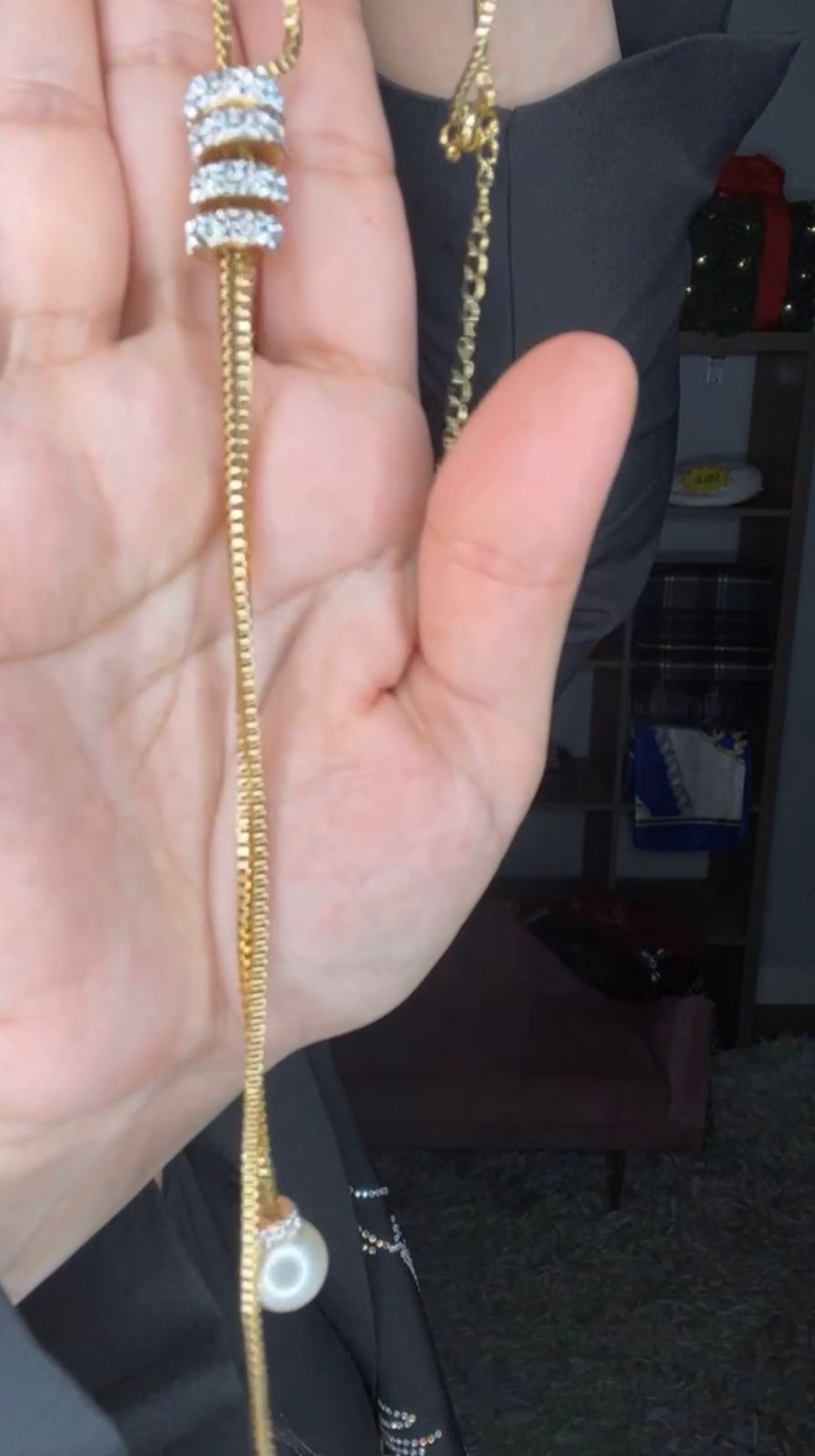 Collar Perlas Lariat (#160)