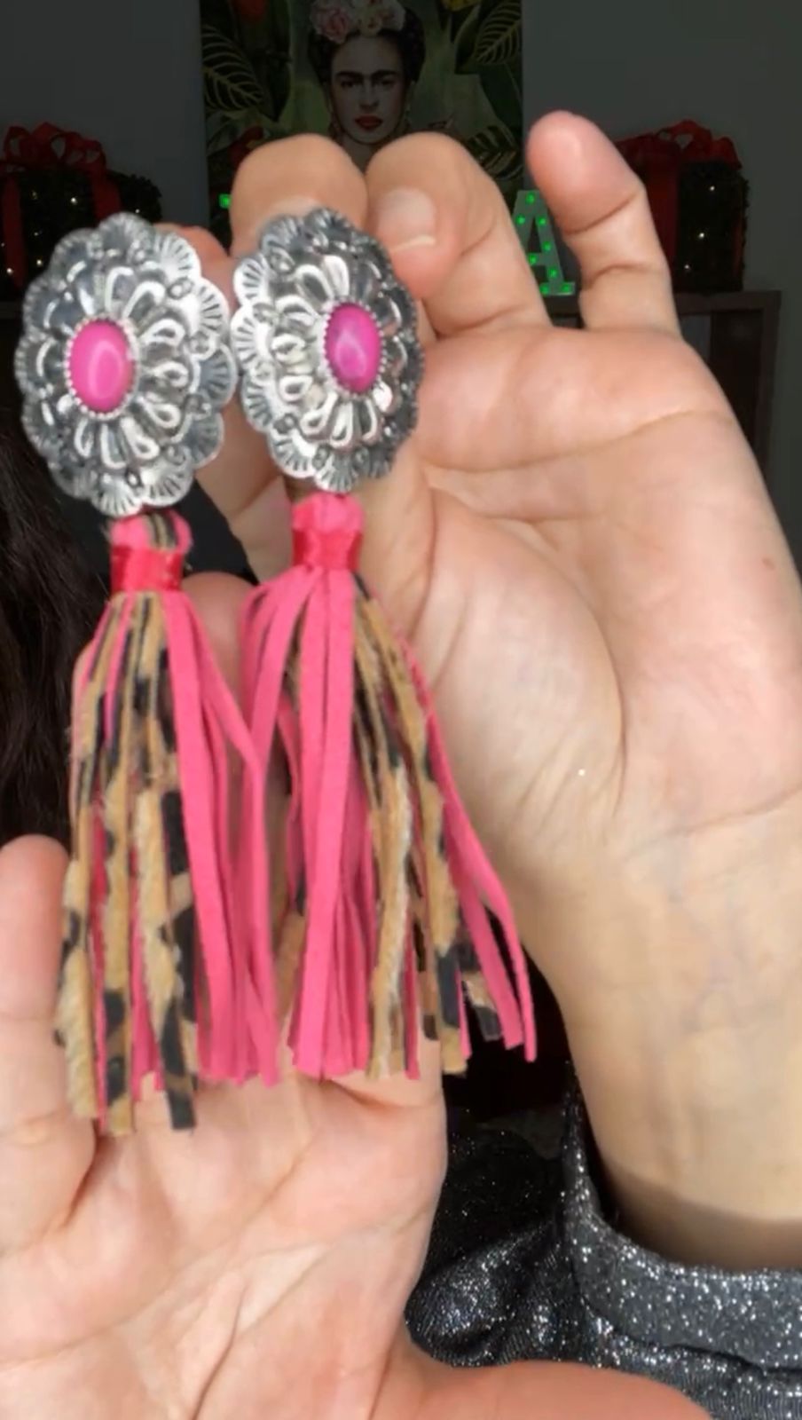 Arete Rosa y Leopardo Western (#130)