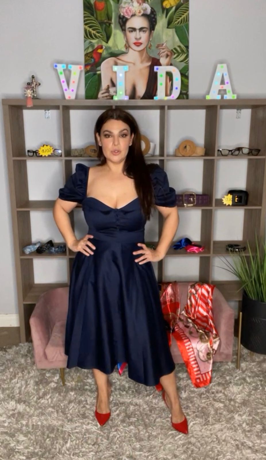 Vestido Azul Marino Marinero (#158)