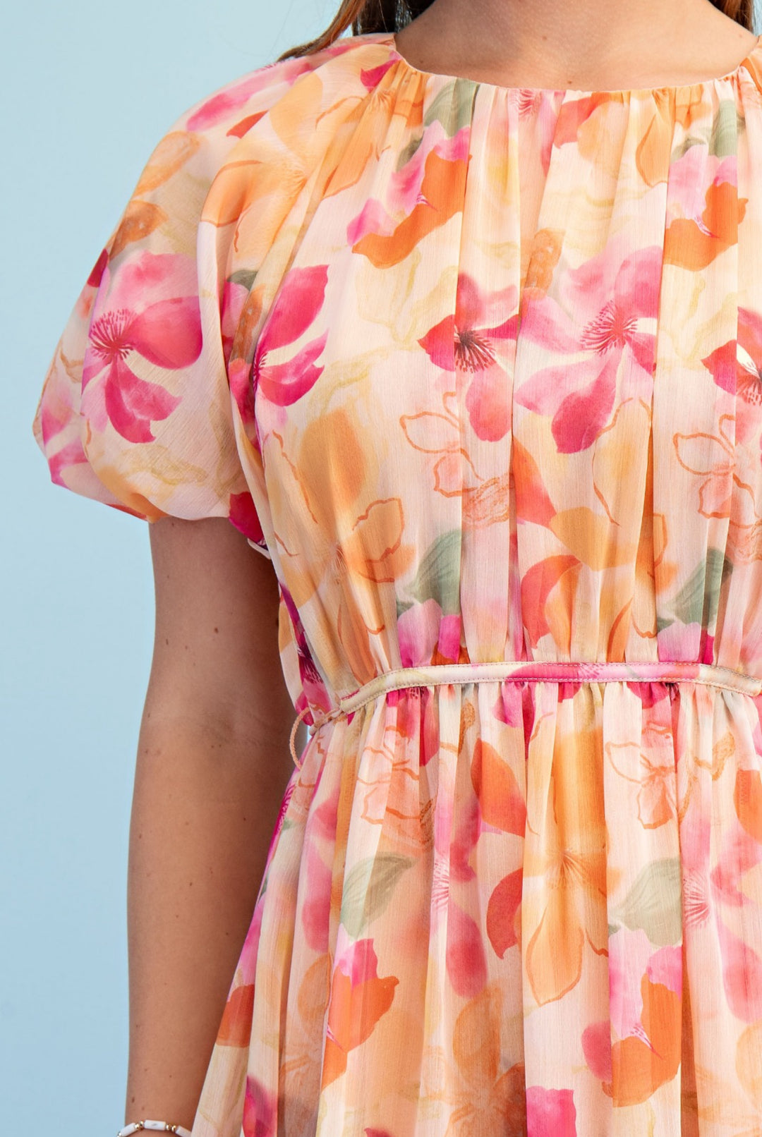 vestido durazno mix midi (#144)