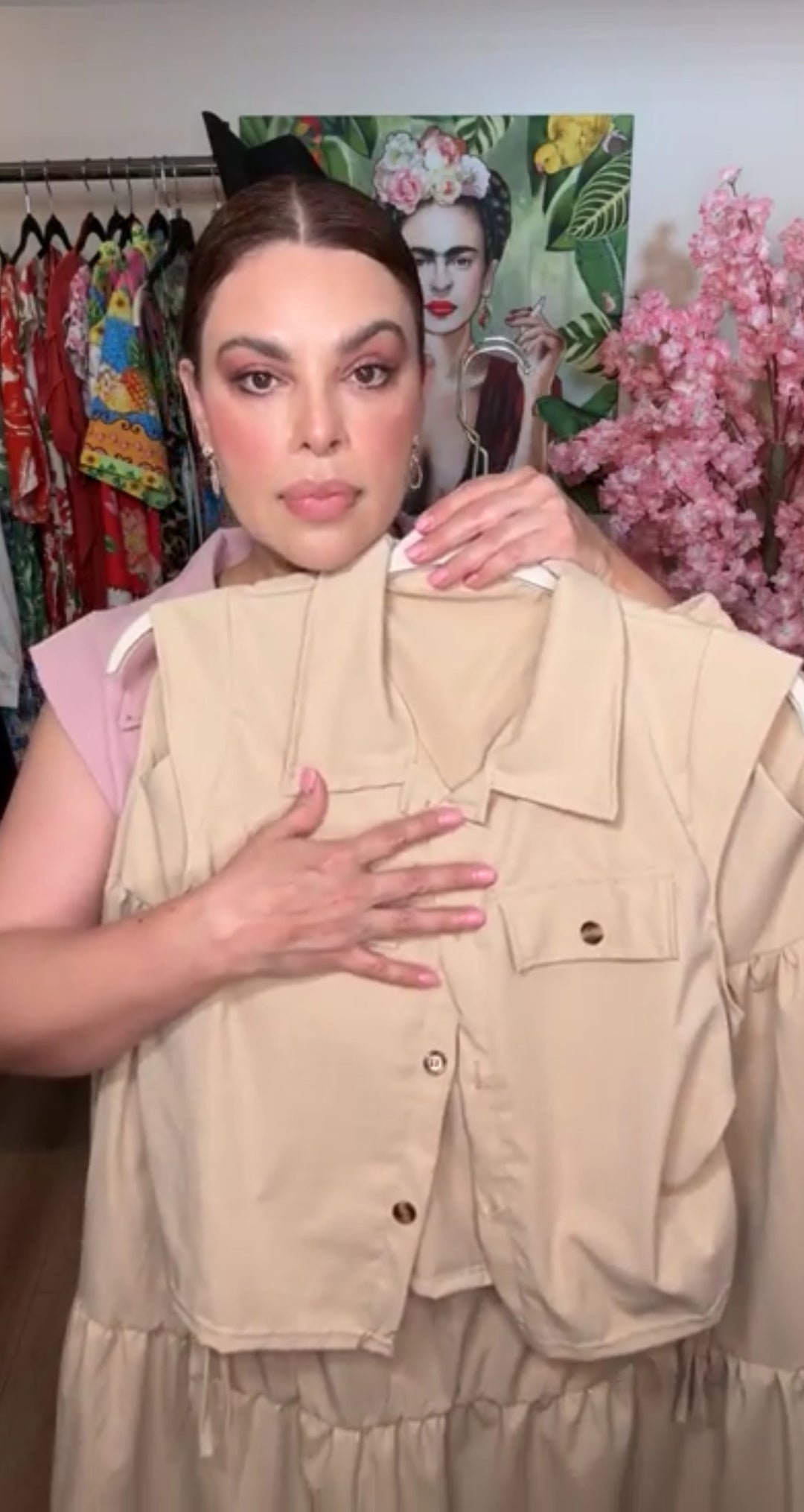 Set Nude Falda y Blusa Basica (#159)