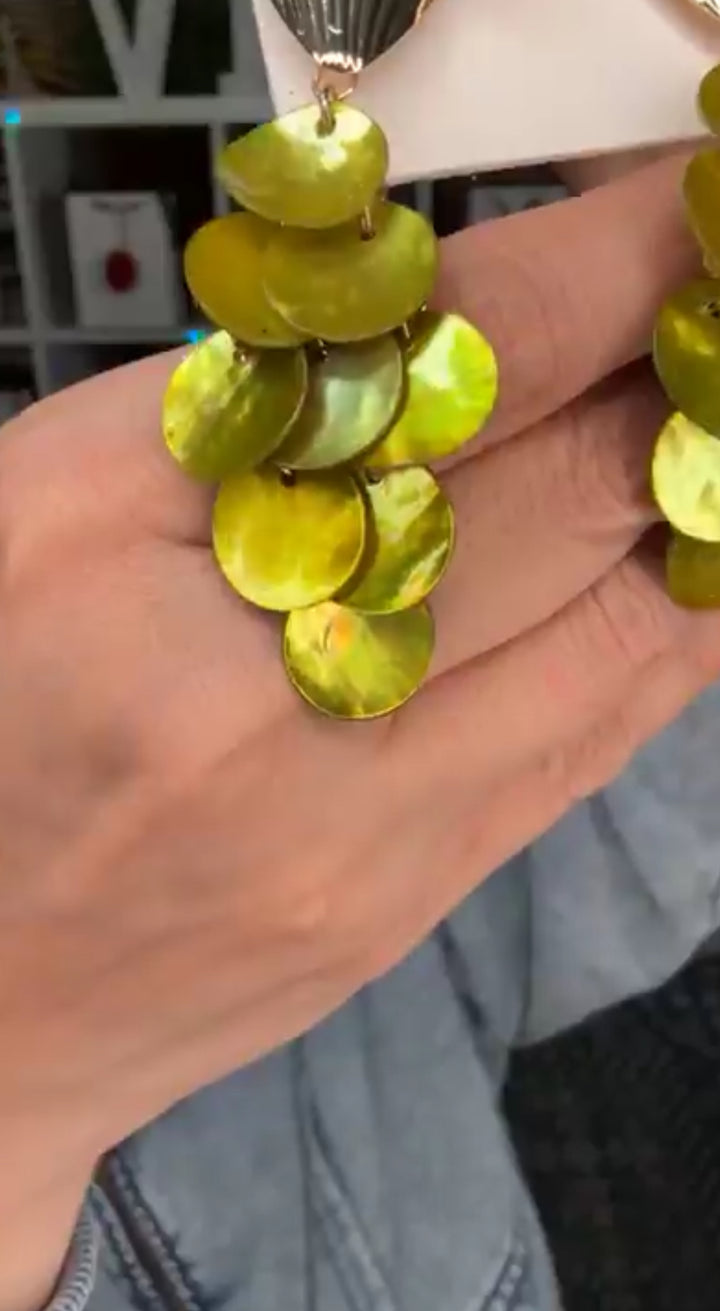 Arete Lima y Dorado Circulos (#103)