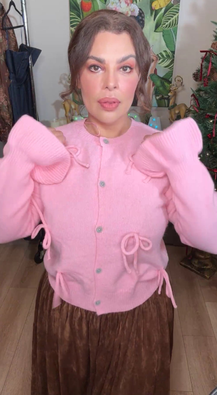 Sweater rosa monitos suave (#120)