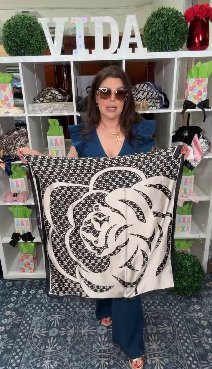 Mascada Ivory y Negro CC (#180)
