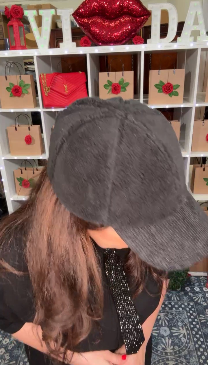 Gorra Negra Sherpa y Pana (#156)