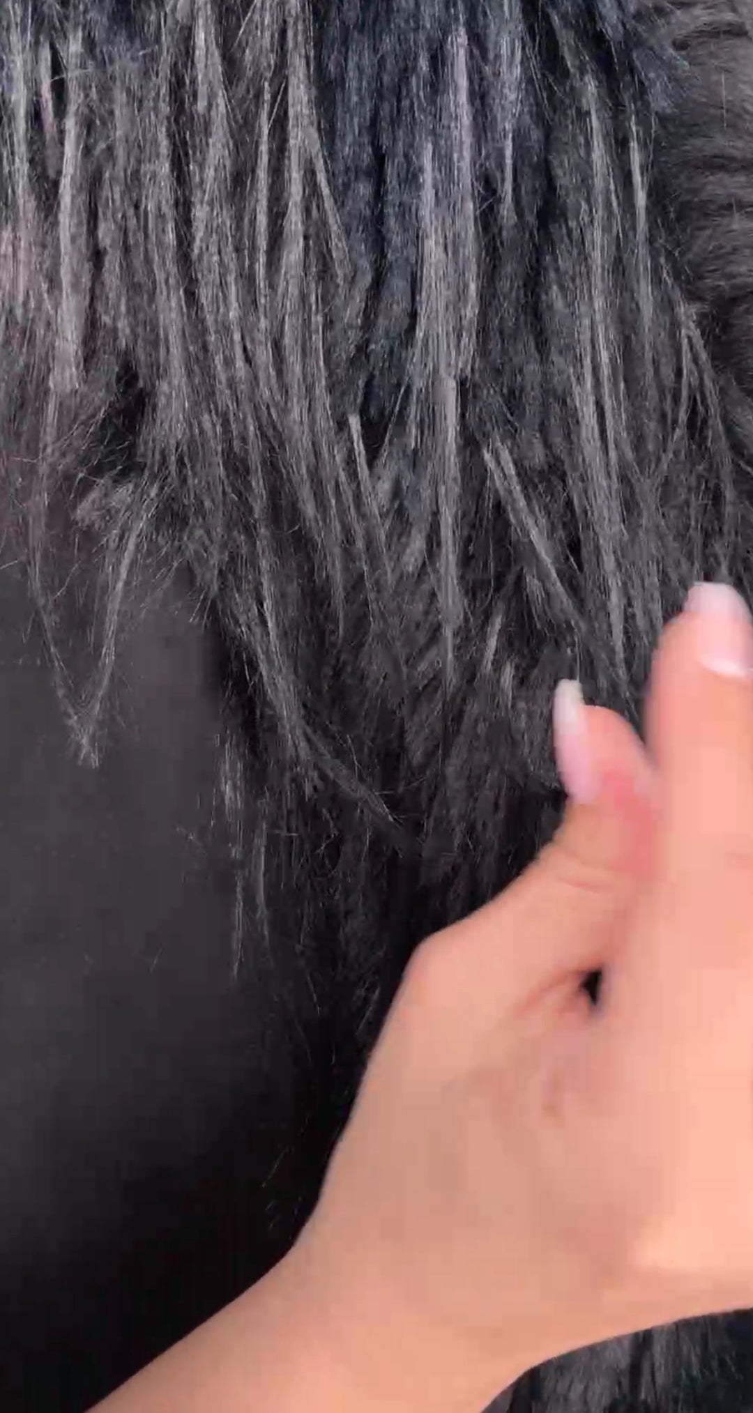 Chaleco Negro Fur Luxury XL (#107)