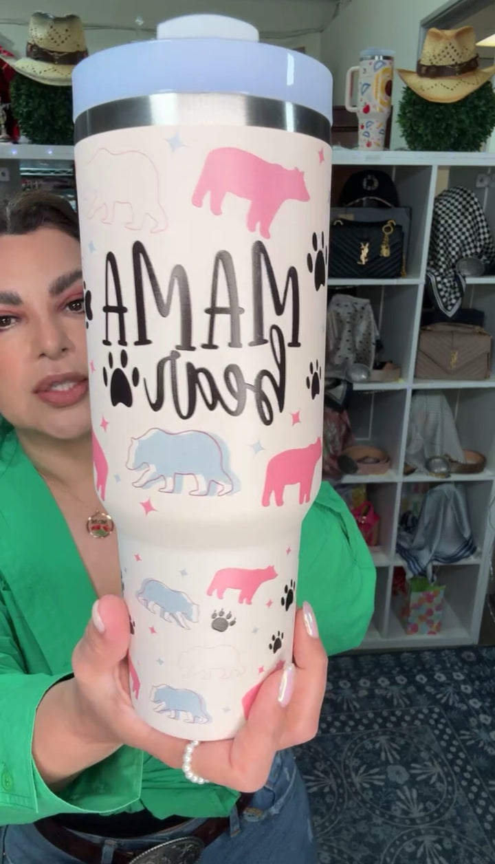 Vaso Thermal Mama Bear 40oz (#141)