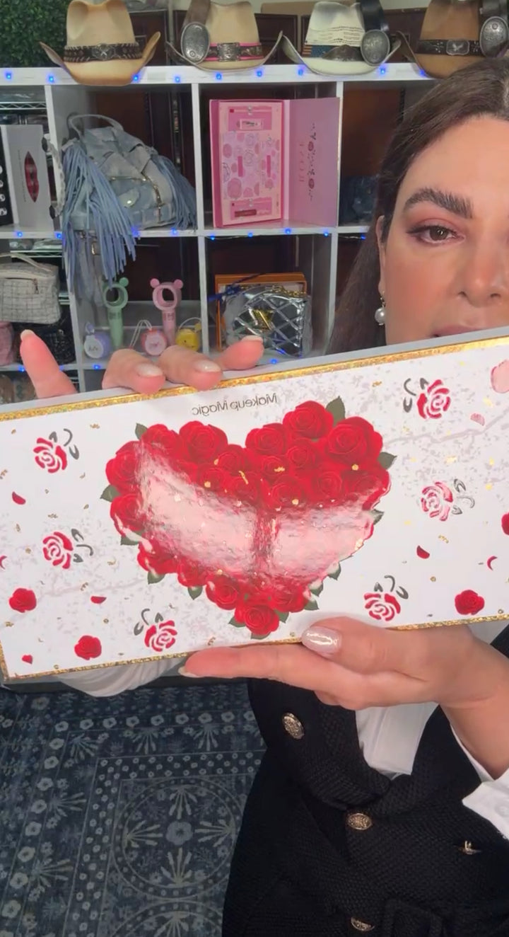 Lipgloss box floral 12 piece multi tono (#159)