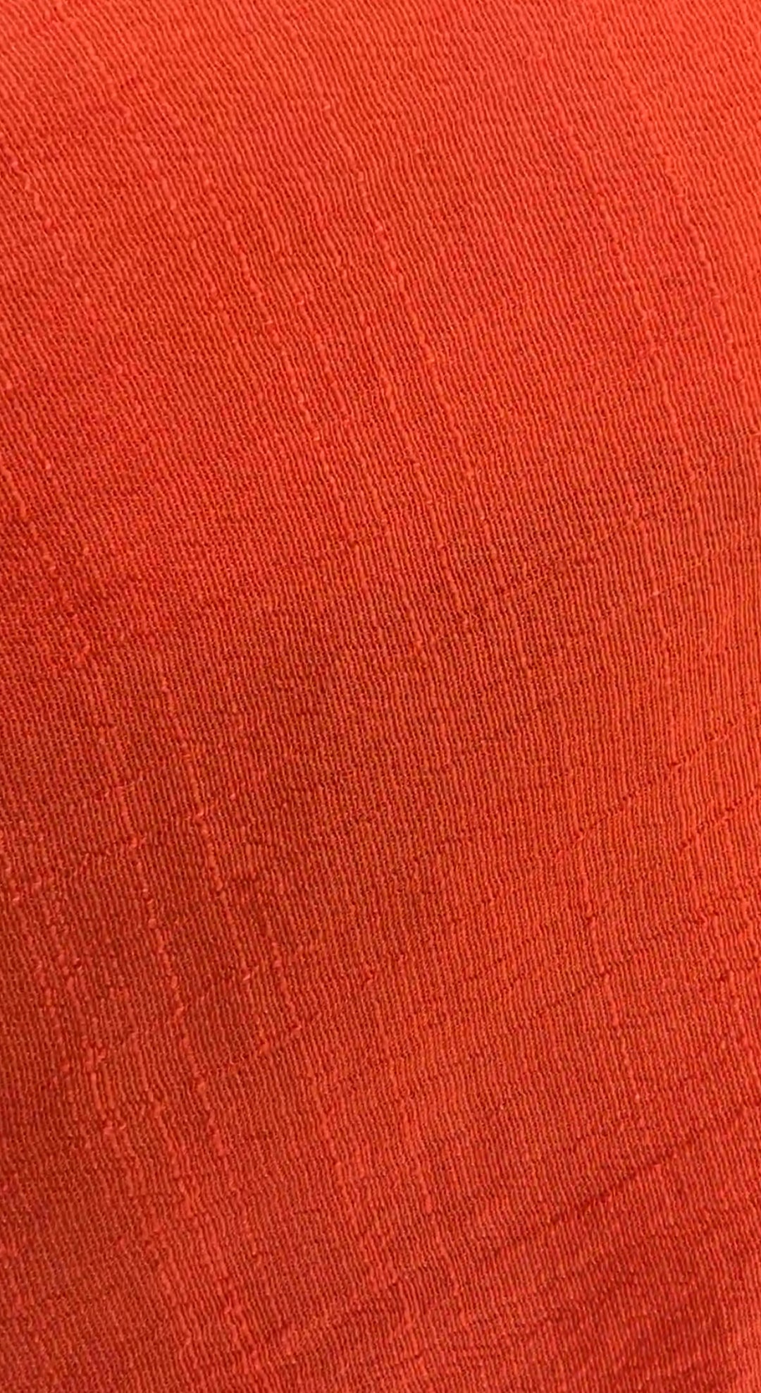 Vestido Naranja Strapless Flowy Linen (#156)