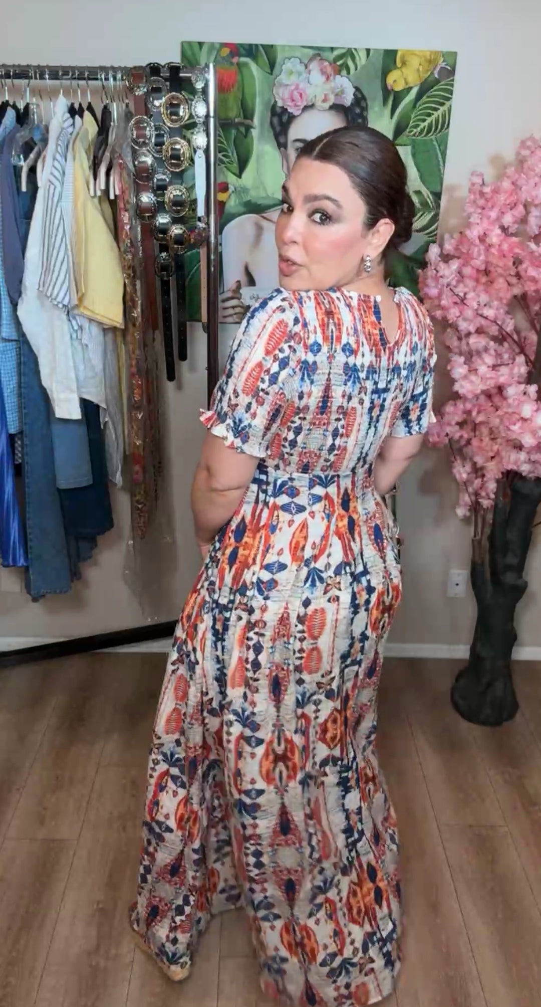 Vestido multicolor bohemio maxi (#175)