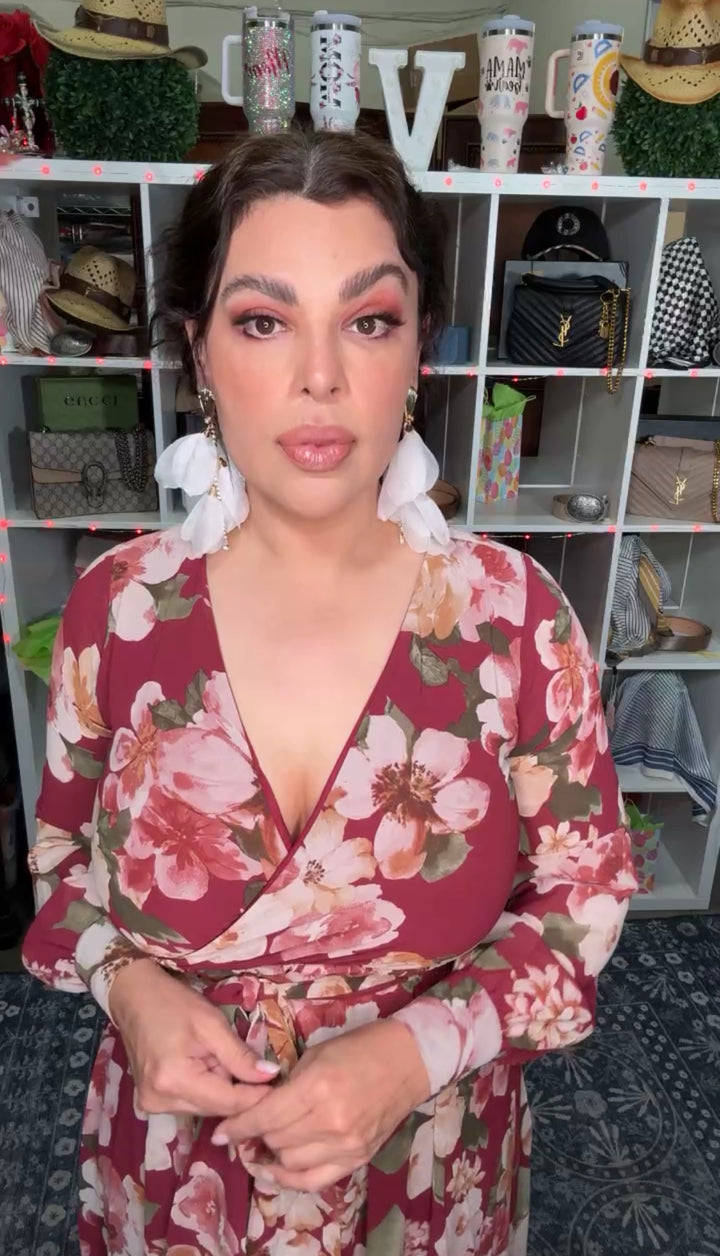 Arete blanco Chifon y Concha Oro (#116)