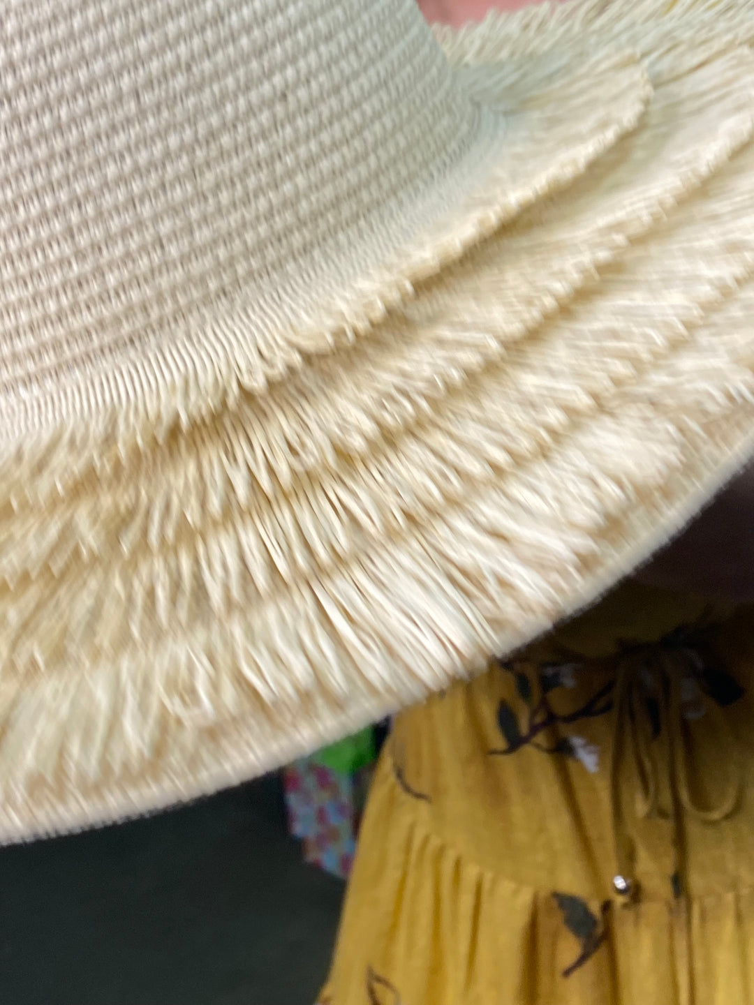 Sombrero Beige Rafia Lux (#308)