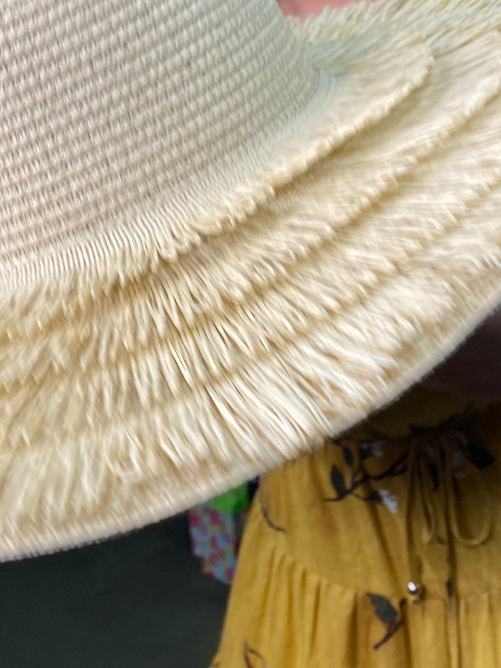 Sombrero Beige Rafia Lux (#308)