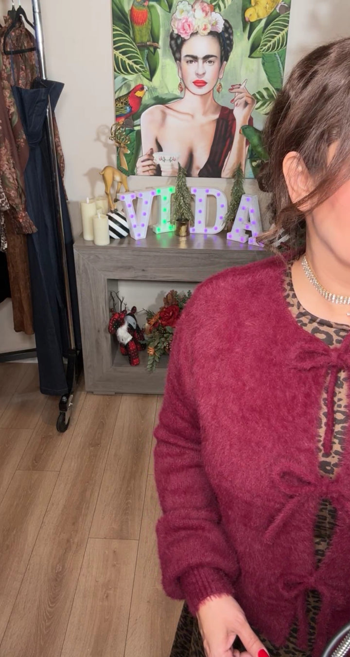 Sweater vino monos ultra suave fur (#122)