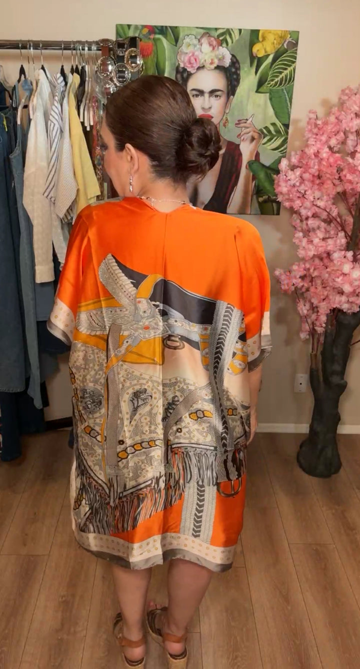 Infinity naranja y gris Herm (#158)