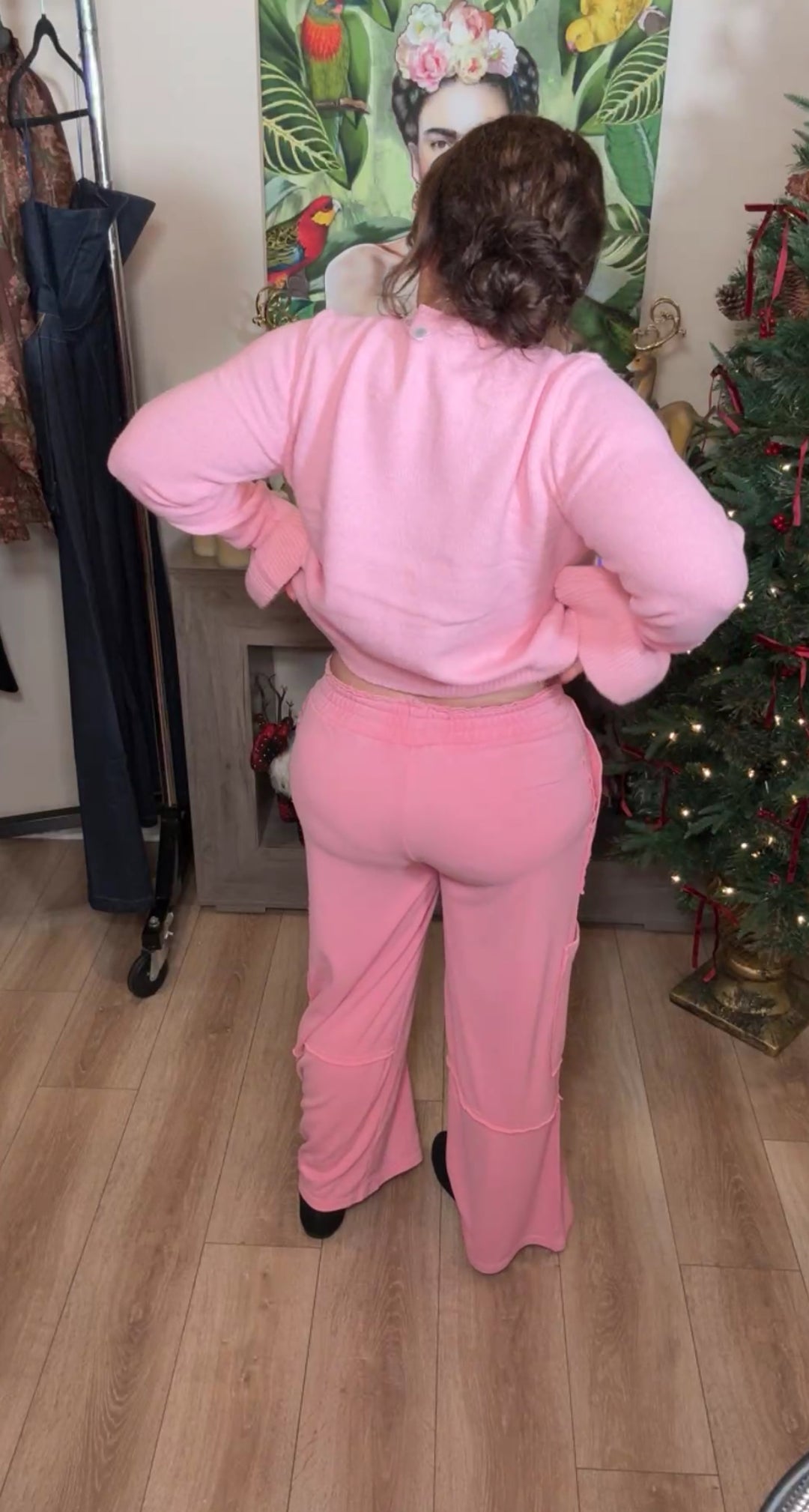 Pants rosa recto lounge cargo (#113)