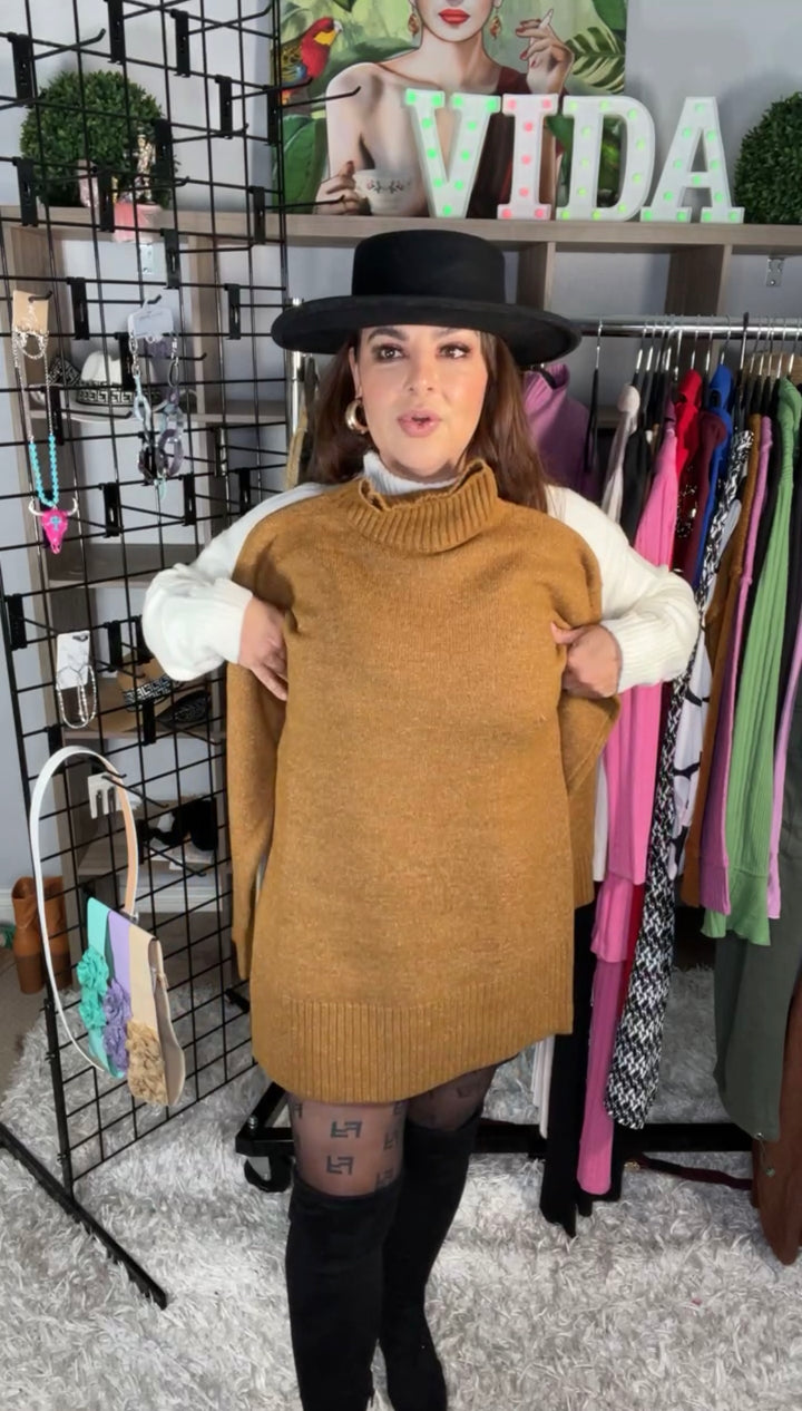 Vestido Cafe Sweater Tejido Lux (#178)