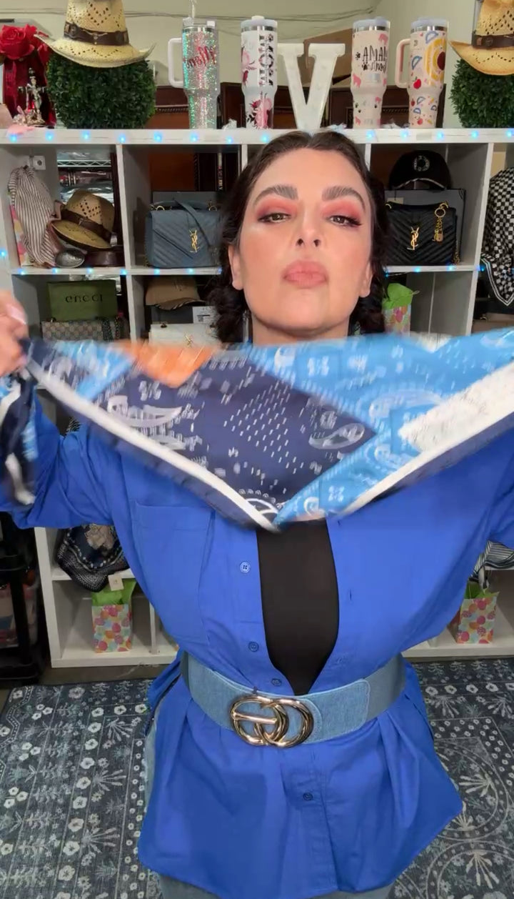 Mascada Multi Pañuelo Satinada (#210)