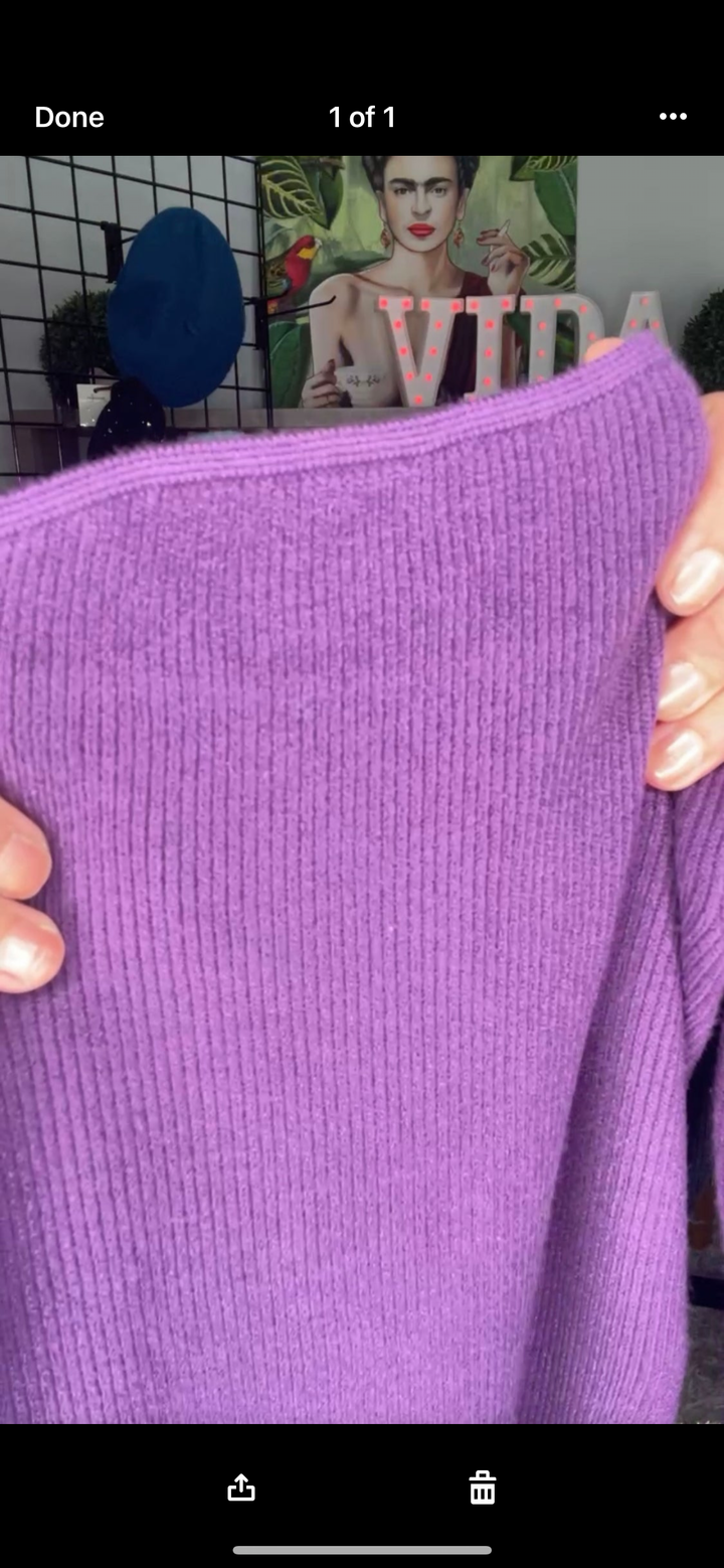 Vestido Violeta Sweater Midi Bodycon (#121)