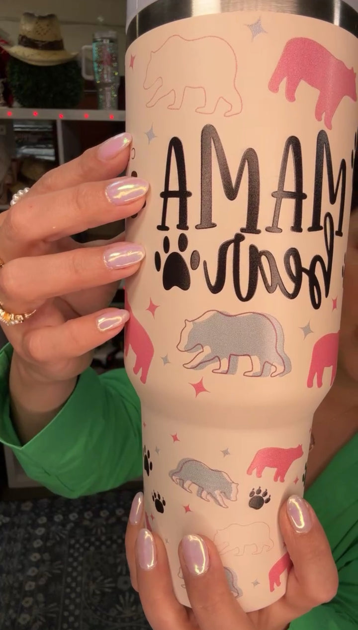 Vaso Thermal Mama Bear 40oz (#141)
