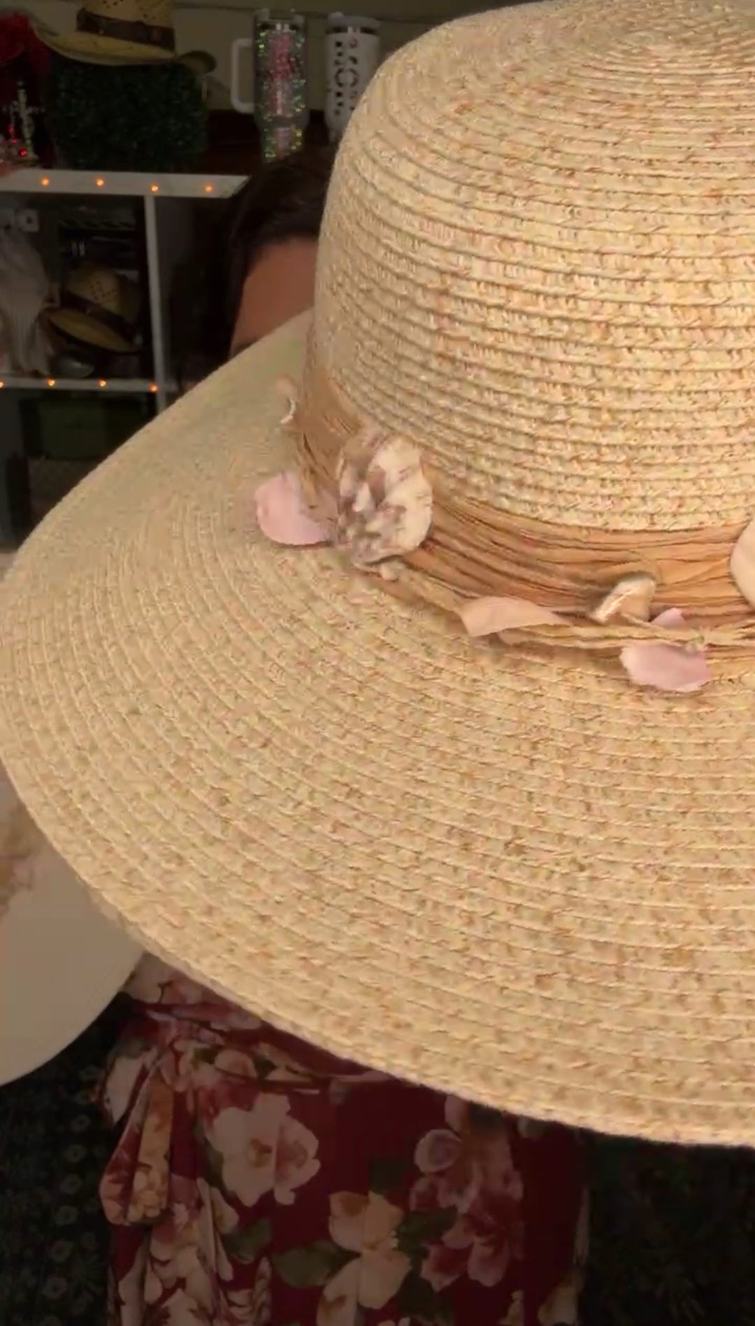 Sombrero Beige Conchas Lux (#218)