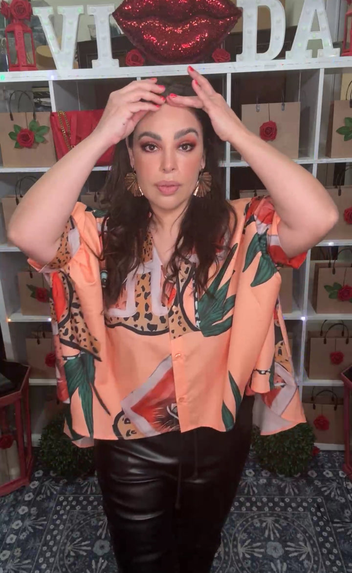 Arete Dorado Media Concha (#111)