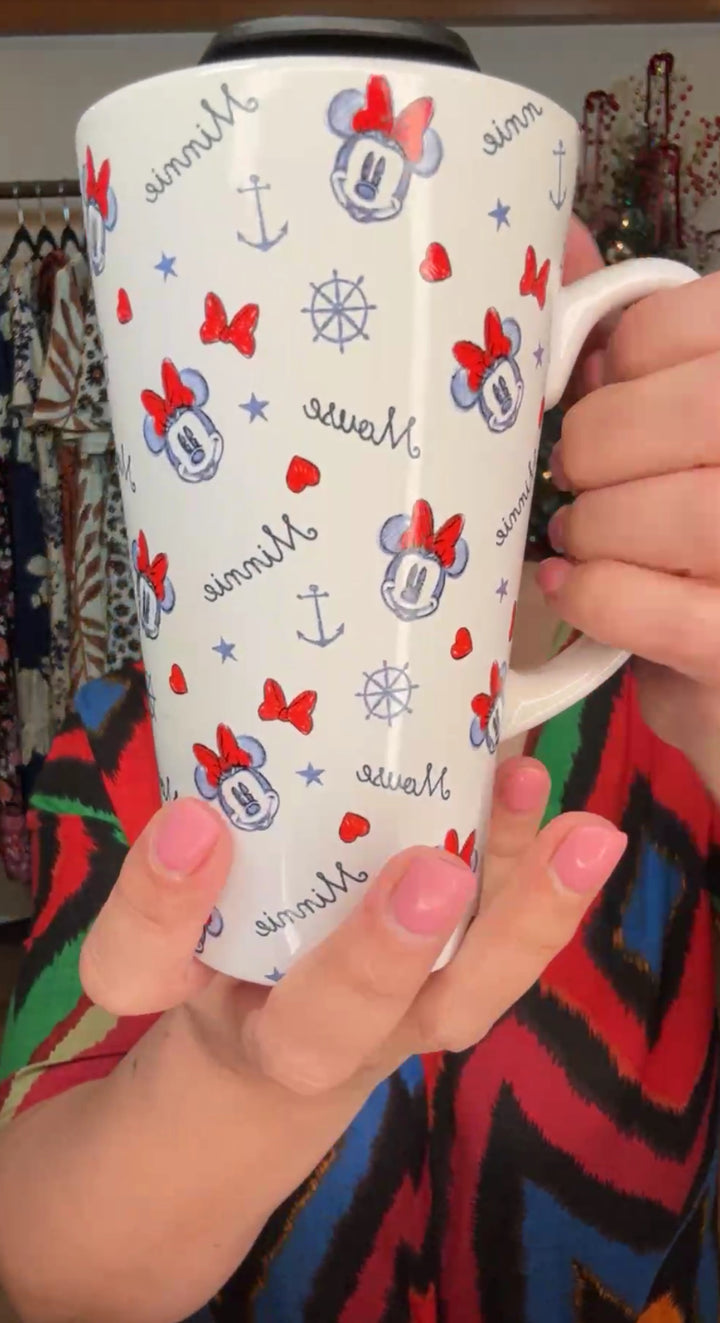 Taza Minnie Viaje Nautica Disney Oficial (#170)