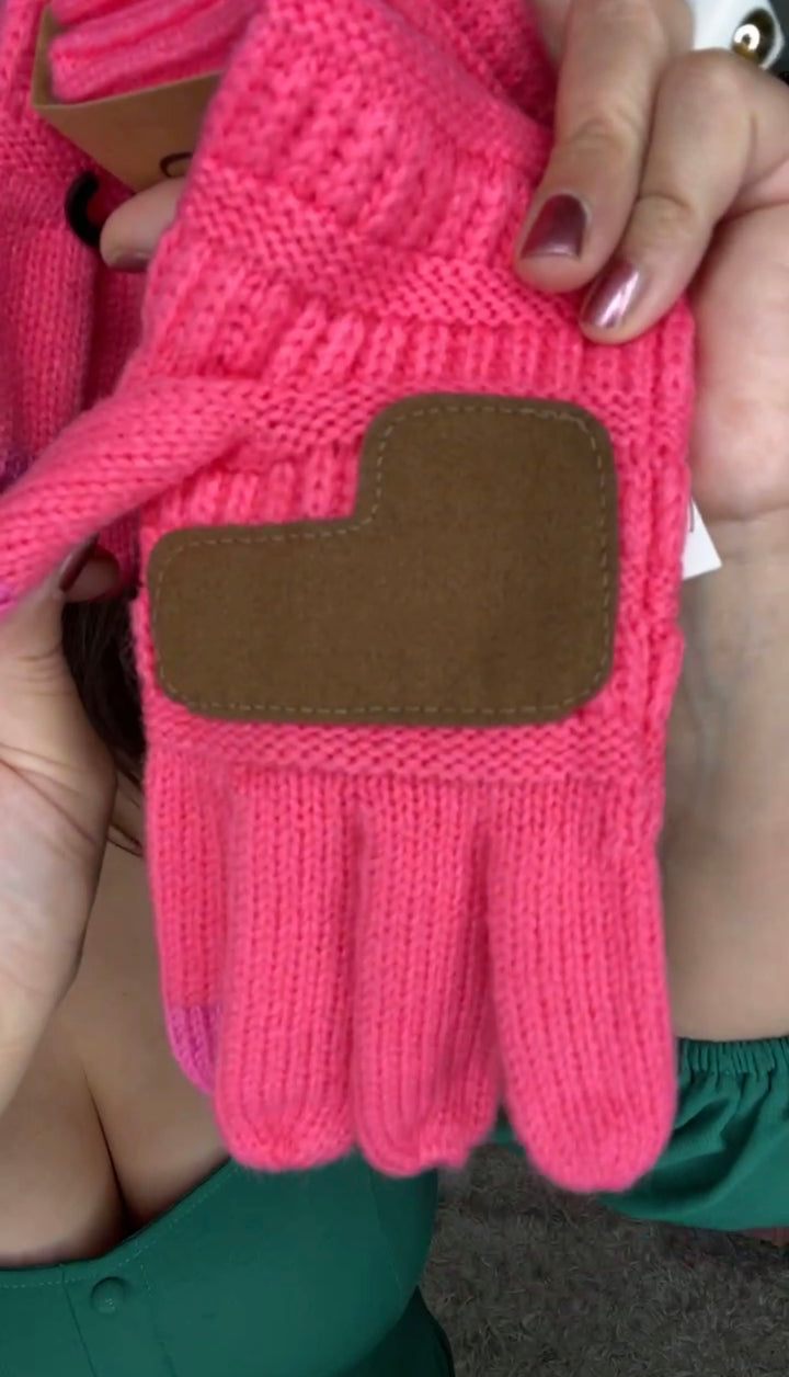Guante Rosa Touch Screen (#257)
