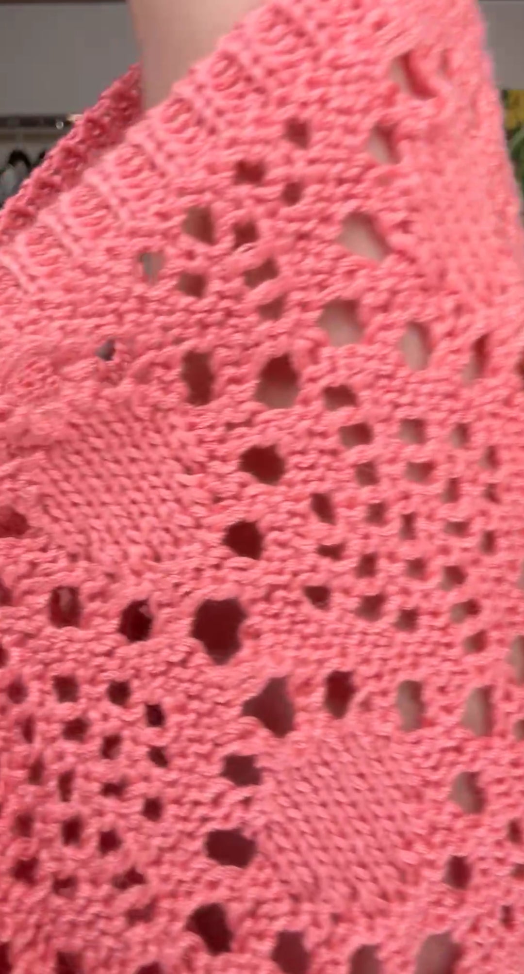 Set Coral Crochet Playero (#118)