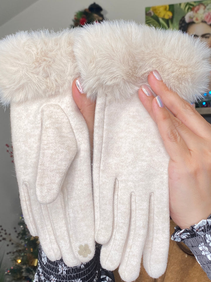 Guante Beige Fur Cell Safe (#253)